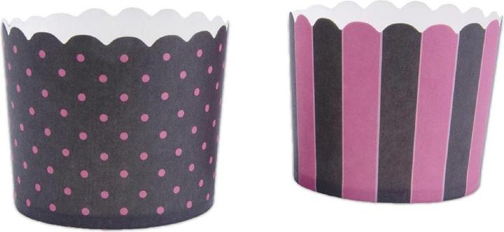 Produktbild Städter Cupcake Förmchen Schwarz & Pink (6.50 cm)