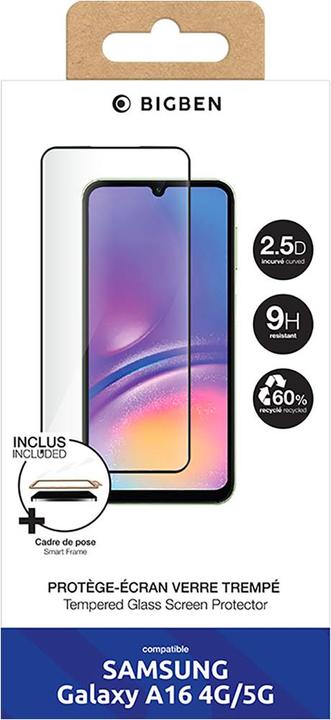 Immagine prodotto Bigben Pellicola protettiva 2.5D (1 Pezzo/i, Samsung Galaxy A16, Samsung Galaxy A16 5G)