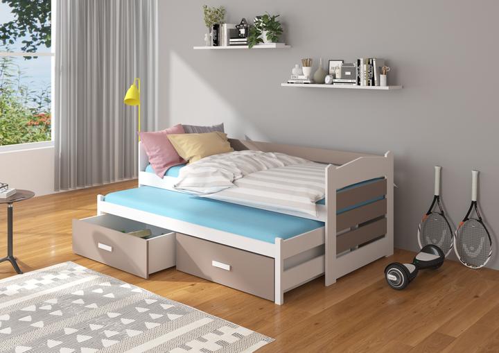 Image du produit ADRK Furniture Lit double avec matelas TIARRO 180x80 (180 x 80 cm)