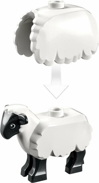 Actual product image LEGO Farm with animals (60346, LEGO City)