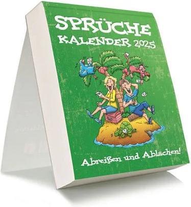 Actual product image Sayings tear-off calendar 2025 (15 x 18 cm, No binding, German)