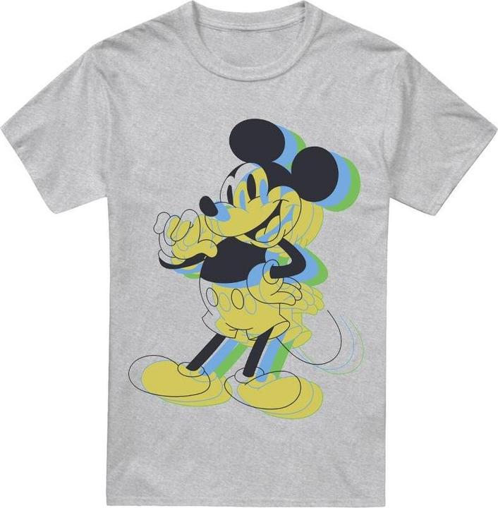 Actual product image Disney Mens Trippy Mickey Mouse T-Shirt (XXL)