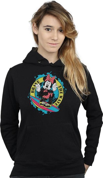 Immagine prodotto Disney Minnie Mouse Brave The Wave Felpa con Cappuccio Donna (M)