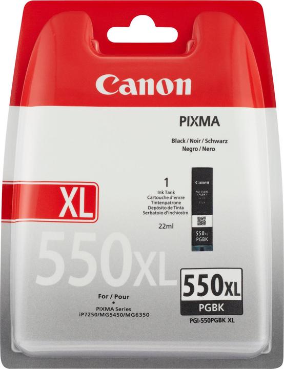 Actual product image Canon Pgi-550xl (PGBK)