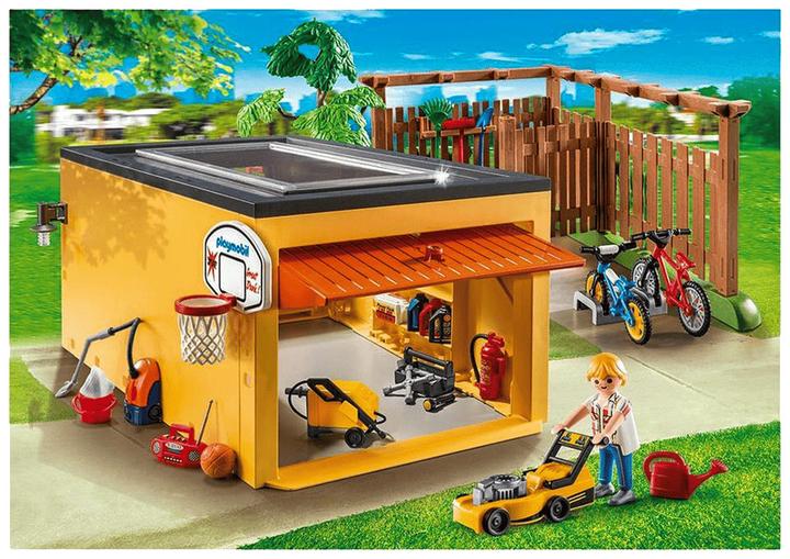 Immagine prodotto Playmobil Set con City Life 9368 Garage con parcheggio per biciclette (9368, Playmobil City Life)