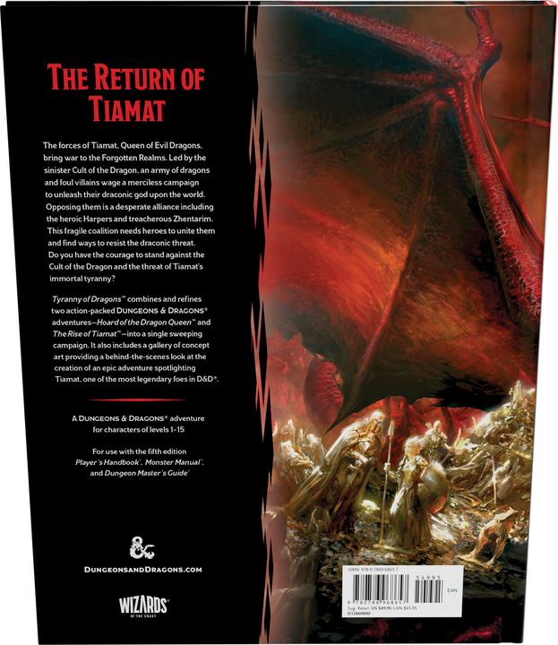 Image du produit Wizards of the Coast Donjons et Dragons - Tyranny Of Dragons - Anglais (Anglais)