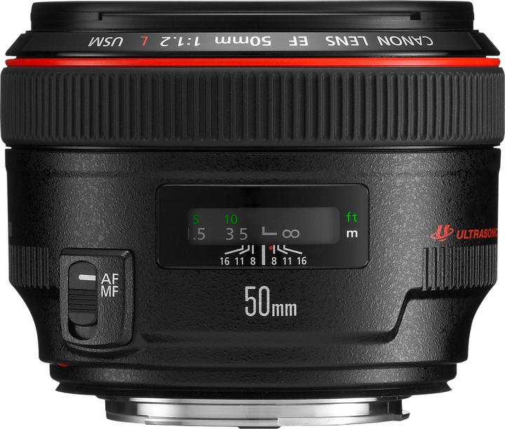 Actual product image Canon EF 50mm f/1.2L USM (Canon EF, full size)