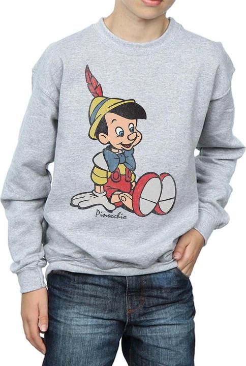 Actual product image Disney Boys Pinocchio Classic Pinocchio Sweatshirt (128)