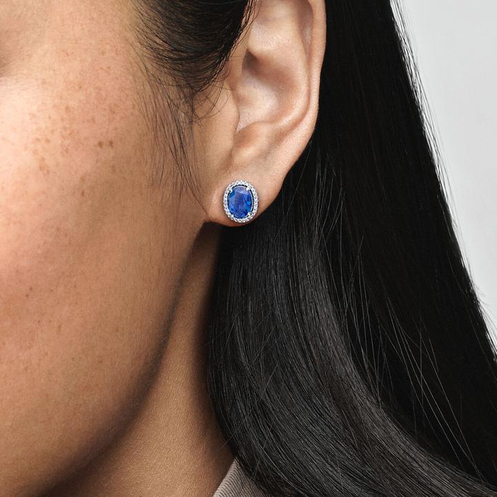 Produktbild Pandora Ohrstecker Funkelndes Statement Halo (Mit Stein(en), Sterling Silber 925)