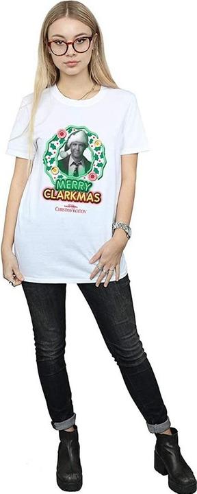 Image du produit National Lampoon´s Vacation T-shirt en coton Clarkmas Greyscale Femmes/Dames (L)