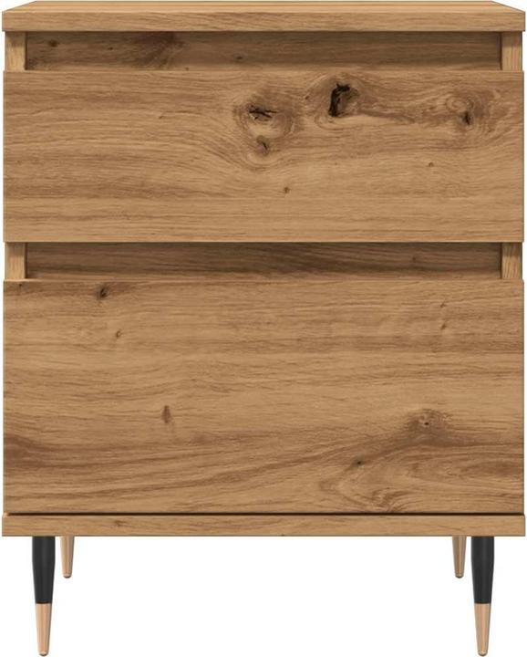 Productafbeelding VidaXL Nachtkastje Nachtkastje Commode Nachtkastje 2 st. Artisanaal eiken (40 x 35 x 50 cm)