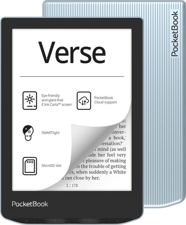Image du produit PocketBook Versets (6", 8 Go, Bleu vif)