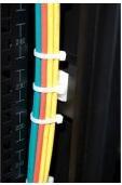 Exertis Connect Cable tie mounting clip, self-adhesive, pack of 100 29 x 29 mm (Cable ties)