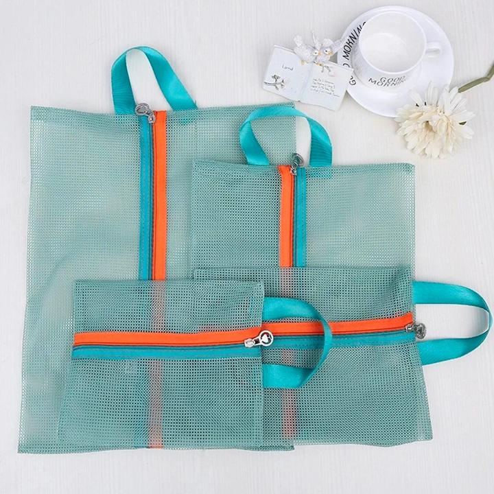 Actual product image JTI 4x Organiser bags for suitcases - Green
