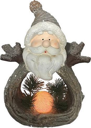 Image du produit Bekos Grand Père Noël avec paillettes et boule LED