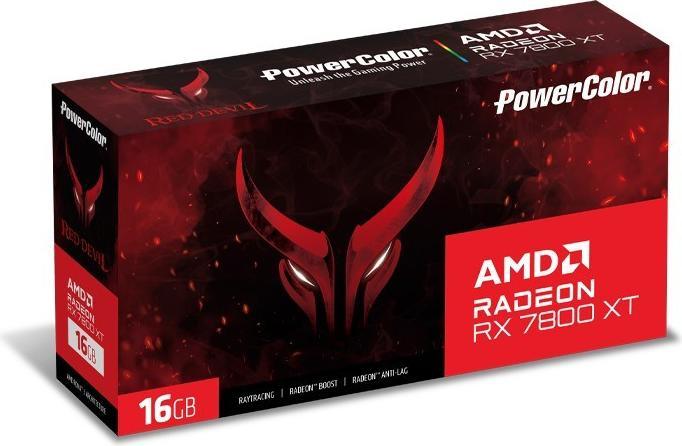 Image du produit Powercolor Red Devil Radeon RX 7800 XT (16 Go)