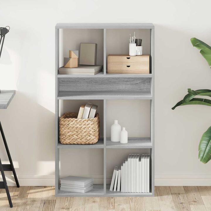 Productafbeelding VidaXL Boekenkast Grijs Sonoma 66x31x112 cm Opbergkast op houtbasis
