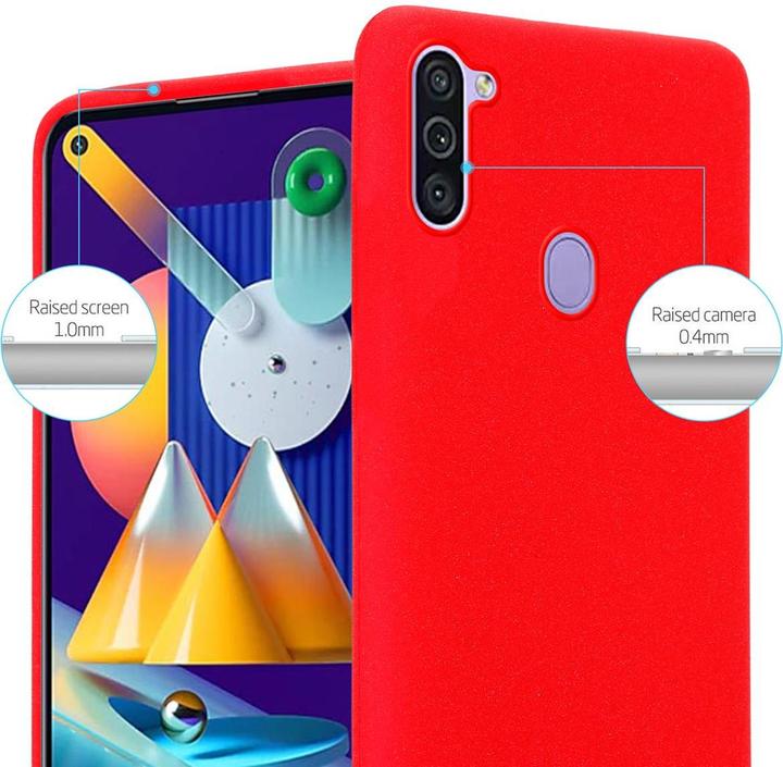 Actual product image Cadorabo TPU Frosted Cover (Samsung Galaxy M11, Samsung Galaxy A11)