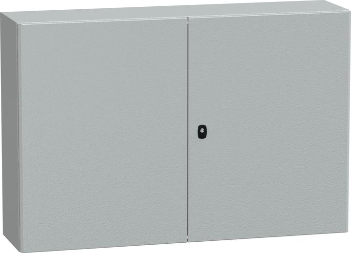 Immagine prodotto Schneider Electric Armadio a muro in metallo S3D, 800 x 1200 x 300 mm HxLxP RAL7035 con piastra di montaggio, IP55