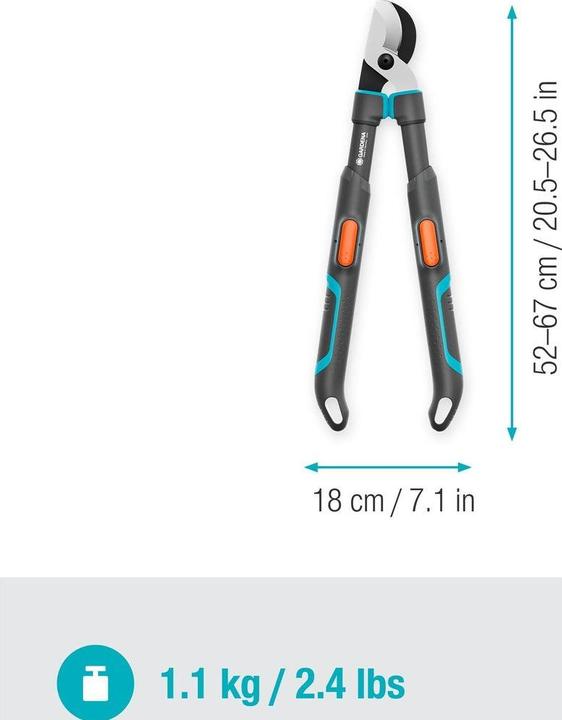 Actual product image Gardena Astschere TeleCut pro S