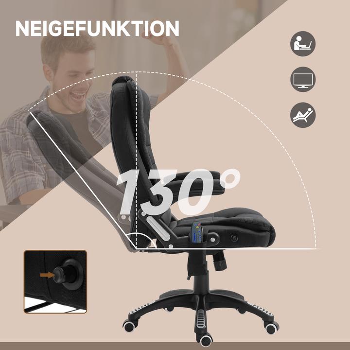 Actual product image Vinsetto Office chair with massage and heat function