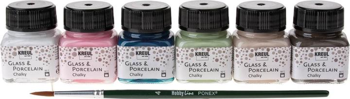 Actual product image I Am Creative Glass & Porcelain (Multicolor, 120 ml)
