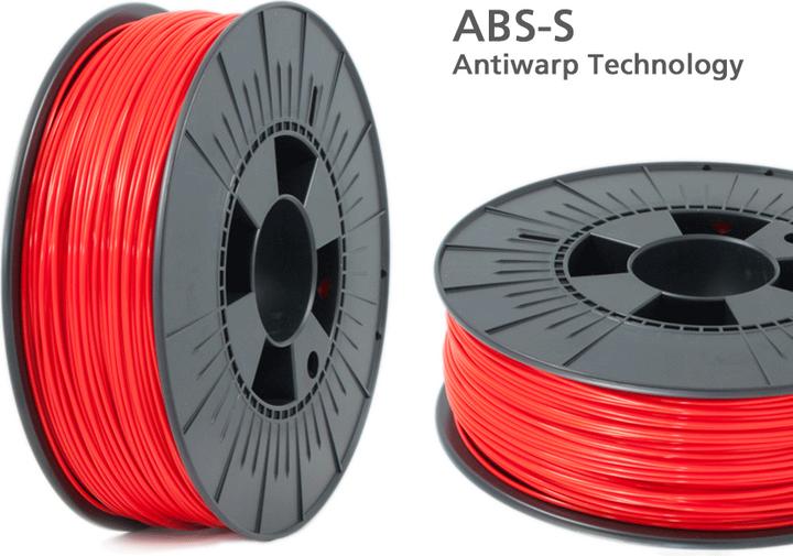 Actual product image Volaprint ABS-S Special Filament 1.75mm red, 1kg, AntiWarp (ABS-X, 1.75 mm, 1000 g, Red)