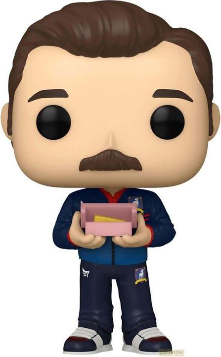 Actual product image Funko Ted Lasso POP! TV Vinyl Figure Ted w/biscuits 9 cm