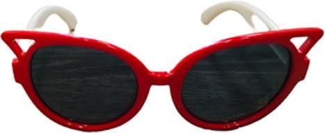 Actual product image Bekos Kids Sunglasses Cat Red / White Polarised