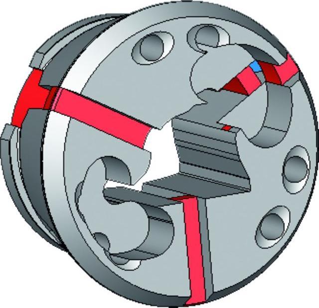 Produktbild Hainbuch Spannkopf mit Quer- und Längsrillen SK 65 (15 mm)