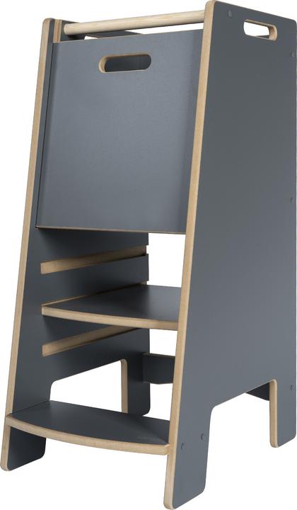 Tupti.wood NOWAY - Montessori Lernturm Kitchen Helper Grau