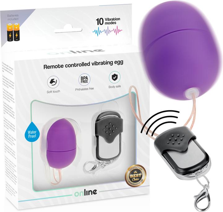 Image du produit Online OEuf vibrant avec télécommande, taille S