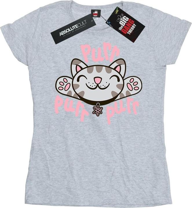 Actual product image Big Bang Theory Womens/Ladies Soft Kitty Purr Cotton T-Shirt (XL)