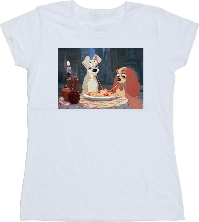 Image du produit Disney - T-shirt LADY AND THE TRAMP SPAGHETTI PHOTO - Femme (S)