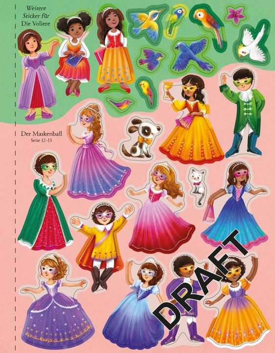 Immagine prodotto Il mio libro di adesivi scintillanti: Principesse