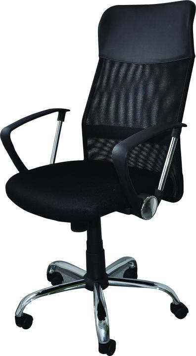 Office Products Corfu swivel chair with AL black