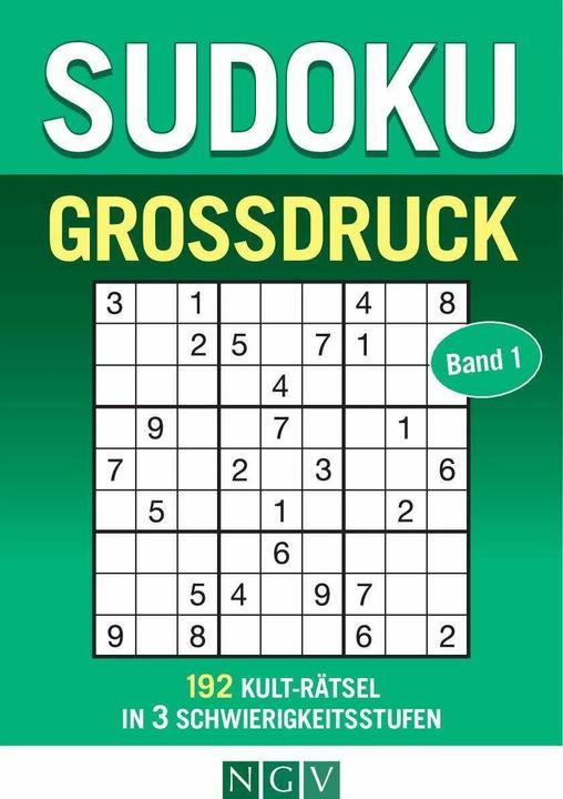 Sudoku Grossdruck - Band 1 (Deutsch, 2024)
