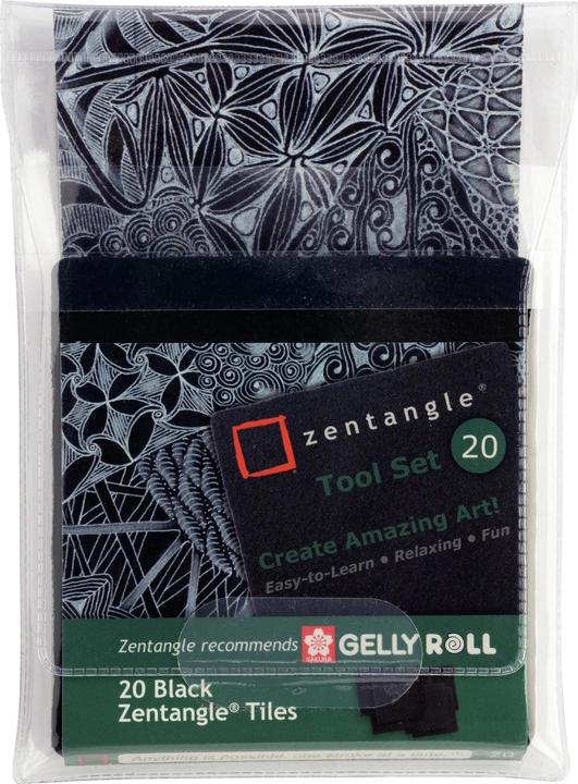 Produktbild Sakura Zentangle Toolset Schwarz (9 x 9 cm, Speziallineatur)