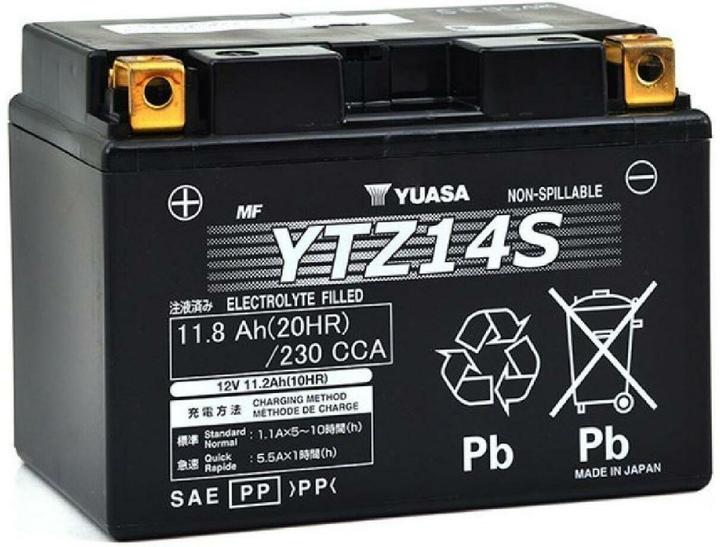 Produktbild Yuasa YTZ14S (12 V, 11.20 Ah, 230 A)