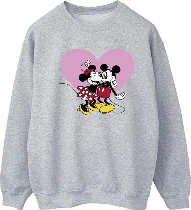 Actual product image Disney Womens/Ladies Mickey Mouse Love Languages Sweatshirt (XXL)