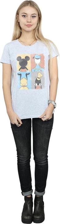 Actual product image Disney Womens/Ladies Mickey Mouse Four Backs Cotton T-Shirt (S)