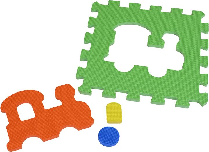 Actual product image Knorrtoys Puzzle mat - "Vehicles"/10 pieces/32 cm (32 x 32 cm)