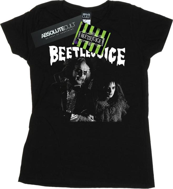 Beetlejuice Monochromes Paar TShirt aus Baumwolle