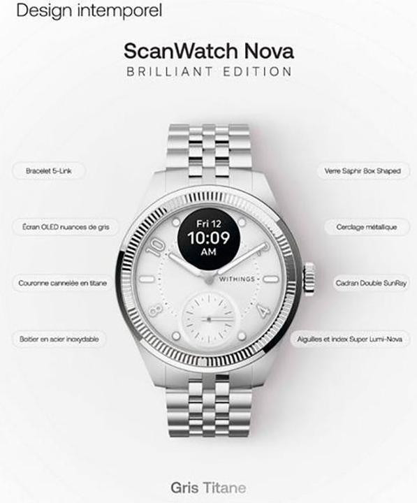 Produktbild Withings ScanWatch Nova Brilliant (39 mm)