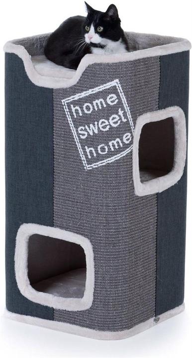 Image du produit Trixie Cat Tower Jorge (78 cm, Blanc, Bleu, Gris)