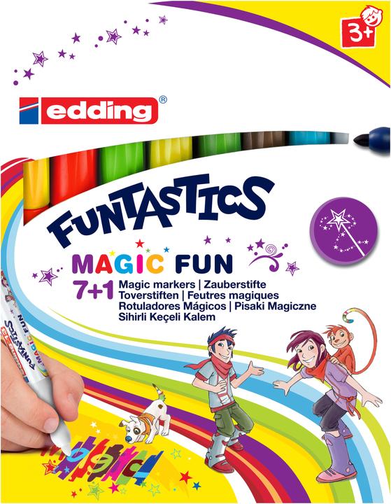 Edding Fasermaler 13 Funtastics 8er-Set (Mehrfarbig, 8 x)