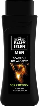 Biały Jeleń White Deer - Hypoallergenic Soothing Hair Shampoo For Men Toning Birch Juice 300Ml (300 ml, Flüssiges Shampoo)