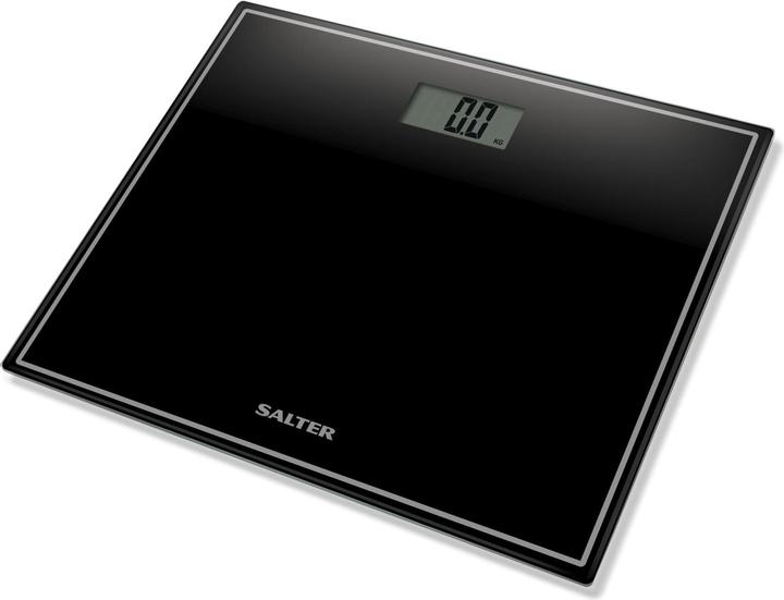 Salter 9207 BK3R Compact Glass Electronic Bathroom Scale - Juodas (150 kg)