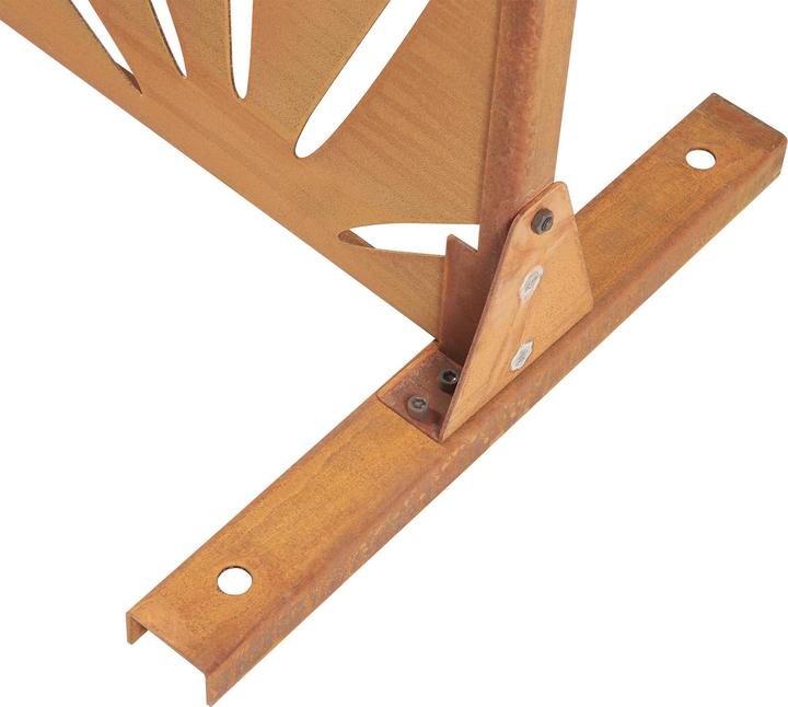 Image du produit Casa.Pro Trennwand Kilsturd Cortenstahl 180x120 cm Edelrost (180 x 120 x 40 cm)