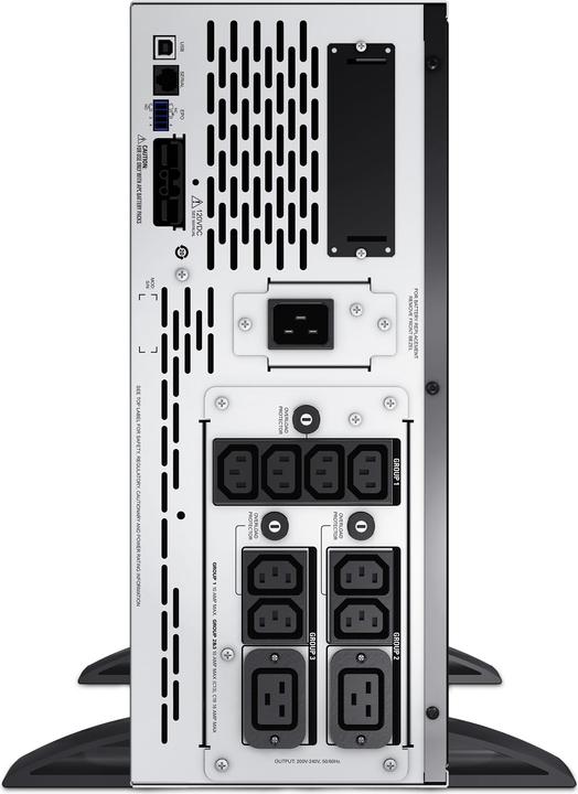 Produktbild APC Smart UPS X 2200VA Short-Depth Tower/Rack Convertible LCD 200-240V mit Netzwerk Karte (2200 VA, 1980 W, Line-Interaktiv USV)